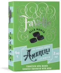 Amarelli #610 Favette With Mint Licorice, 2.1 Oz (60 G)