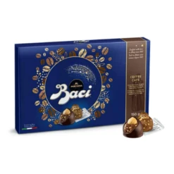 Baci Perugina Dark Chocolate Coffee Flavored Truffle Box (12 Pieces), 5.29 Oz