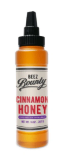 [Best Before: 12/12/24] Beez Bounty Cinnamon Infused Honey, 14 Oz (397g)