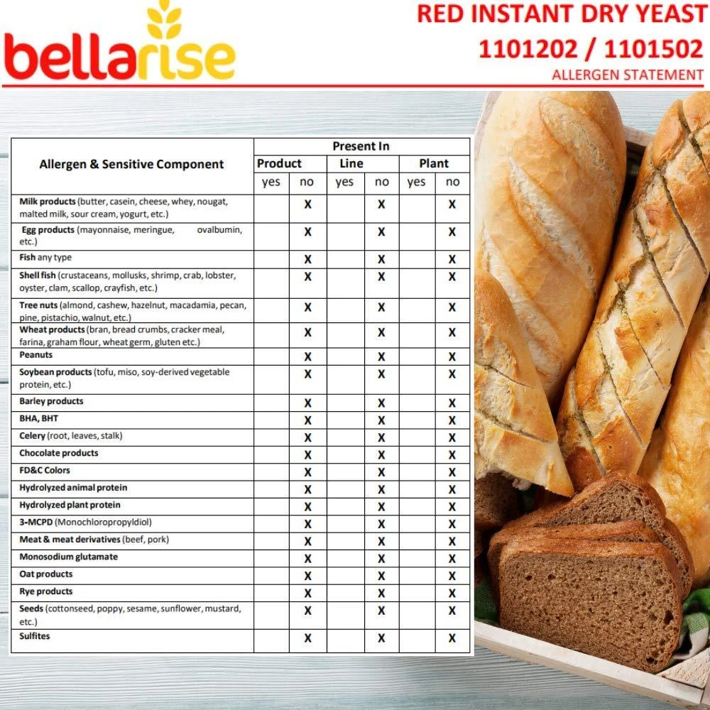 Bellarise Red Instant Dry Yeast, 1 Lb (454 G) - Image 4