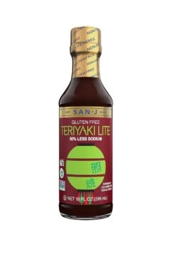 San-J 50% Less Sodium Teriyaki Sauce, 10 Oz