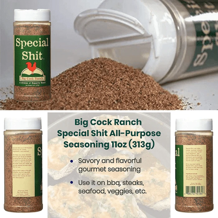 Big Cock Ranch Special Shit BBQ Seasoning, 13 Oz - Image 2