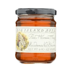 Big Island Bee Macadamia Nut Blossom Hawaiian Honey, 9 Oz