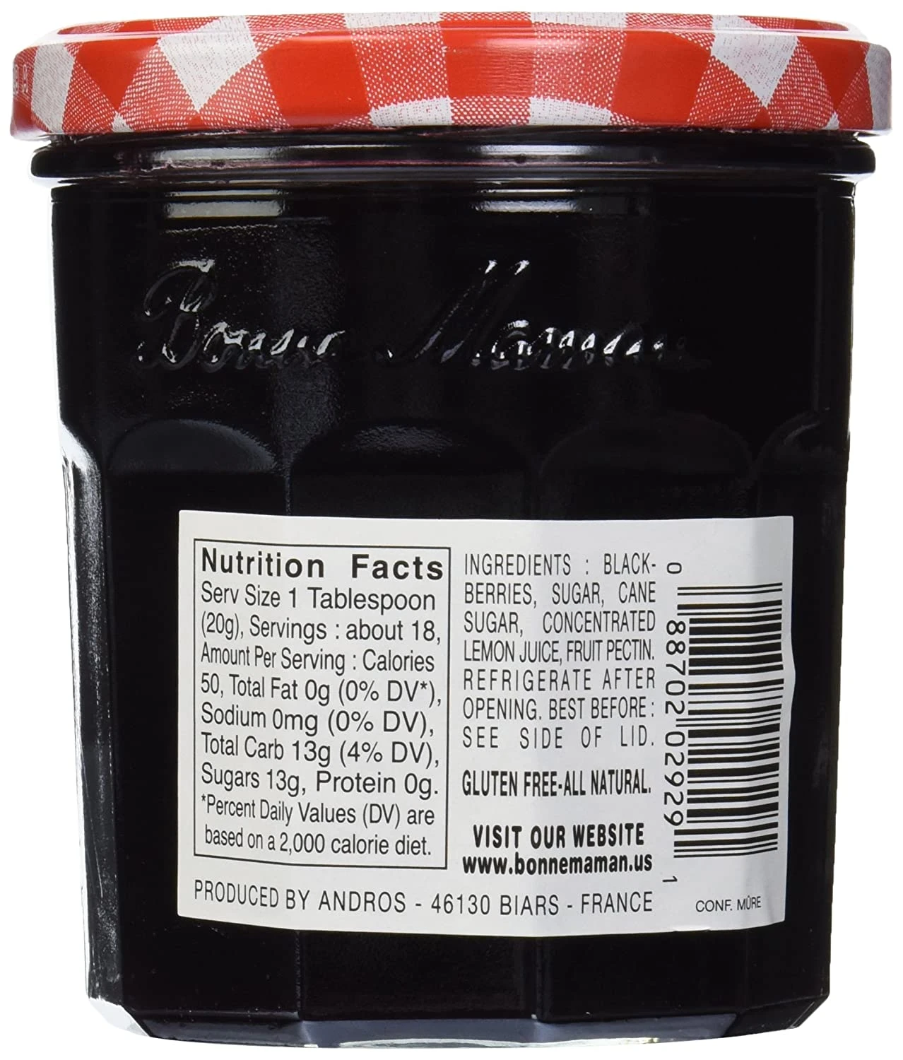 Bonne Maman Blackberry Preserves, 13 Oz - Image 2