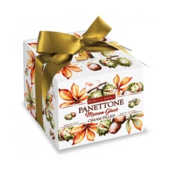 Borgo De' Medici Marron Glace Cream Filled Panettone,17.6 Oz (500g)