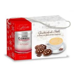 Borgo De' Medici Niccolò Machiavelli Gift Set Girotondo Di Stelle Breakfast Cookies And Caffe' Corsini, 14.9 Oz