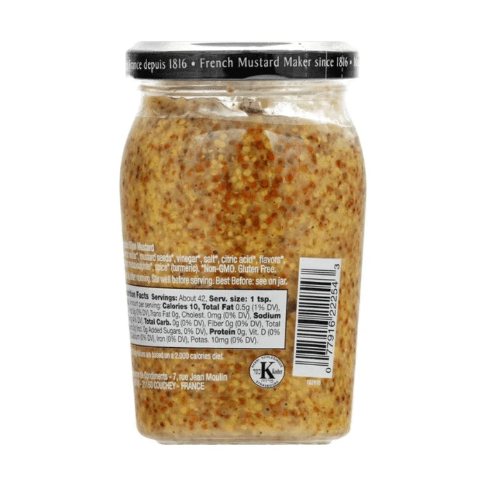 Bornier Wholegrain Dijon Mustard, 7.4 Oz - Image 2