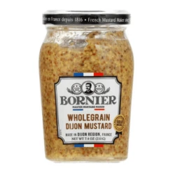Bornier Wholegrain Dijon Mustard, 7.4 Oz
