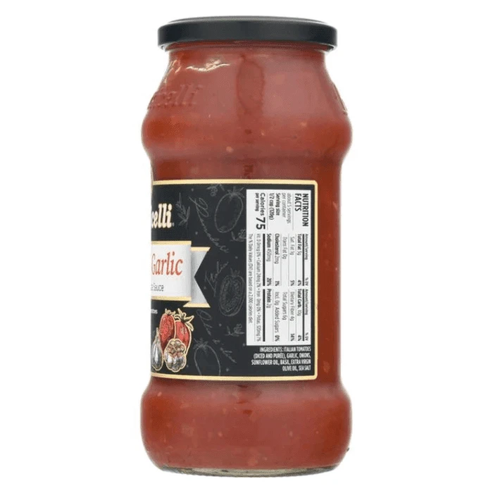 Botticelli Roasted Garlic Pasta Sauce, 24 Oz - Image 2