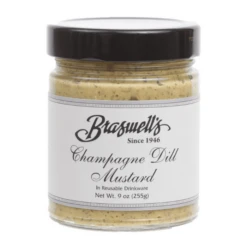 Braswell's Champagne Dill Mustard, 9 Oz