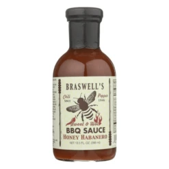 Braswell's Honey Habanero BBQ Sauce, 13.5 Oz