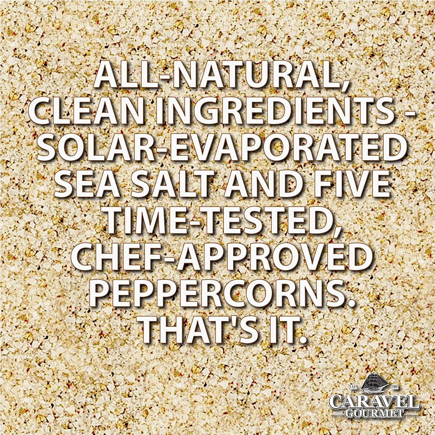 Caravel Gourmet 5 Pepper Sea Salt, 4 Oz - Image 2