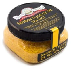 Caravel Gourmet Saffron Fleur De Sel, 3.5 Oz