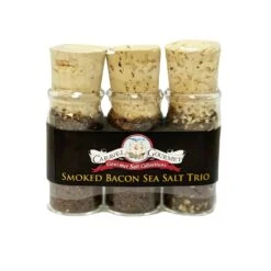 Caravel Gourmet Smoked Bacon Sea Salt Mini Trio Sampler, 2 Oz Each