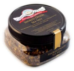 [Best Before: 04/30/26] Caravel Gourmet Smoked Onion Fine Sea Salt, 4 Oz