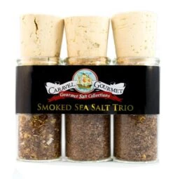 Caravel Gourmet Smoked Sea Salt Mini Trio Sampler, 2 Oz Each