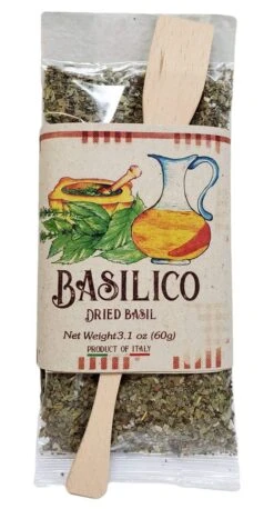 Casarecci Basilico Dried Basil, 3 Oz W/ Mini Spatula