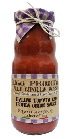 [Best Before: 06/13/24] Casarecci Italian Tomato Red Tropea Onion Sauce, 11.64 Oz