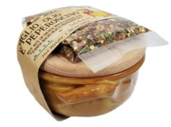 Casarecci Ricetta Aglio Olio E Peperoncino With Terracotta Ceramic Bowl, 1.76 Oz