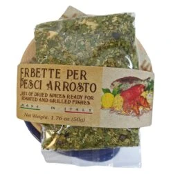Casarecci Ricetta Pesci Arrosto Griglia With Terracotta Ceramic Bowl, 1.7 Oz
