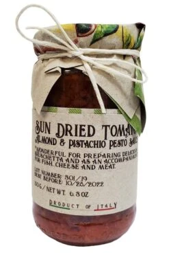 Casarecci Sun Dried Tomato Almond Pistachio Pesto Sauce, 6 Oz