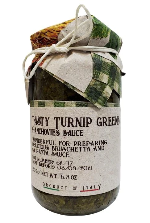 Casarecci Tasty Turnip Greens And Anchovies Sauce, 6.3 Oz