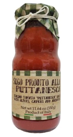 Casarecci Tomato Puttanesca Sauce With Olives, Capers, And Anchovies, 11.6 Oz