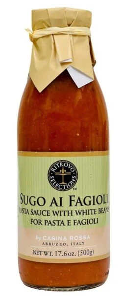 Ritrovo Selections Casina Rossa Pasta Sauce With White Beans, 17.6 Oz (500g)