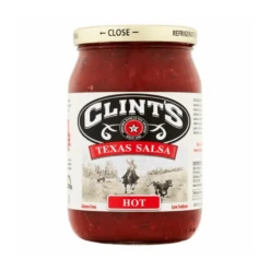 Clint's Texas Salsa Hot, 16 Oz