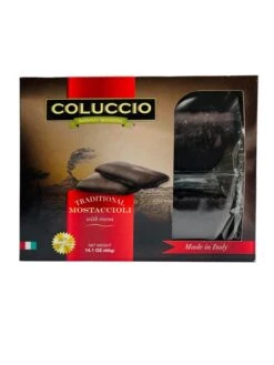 Coluccio Traditional Dark Chocolate Covered Mostaccioli, 14.1 Oz