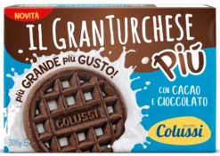 Colussi Il Gran Turchese Shortbread Biscuits With Chocolate, 10.6 Oz