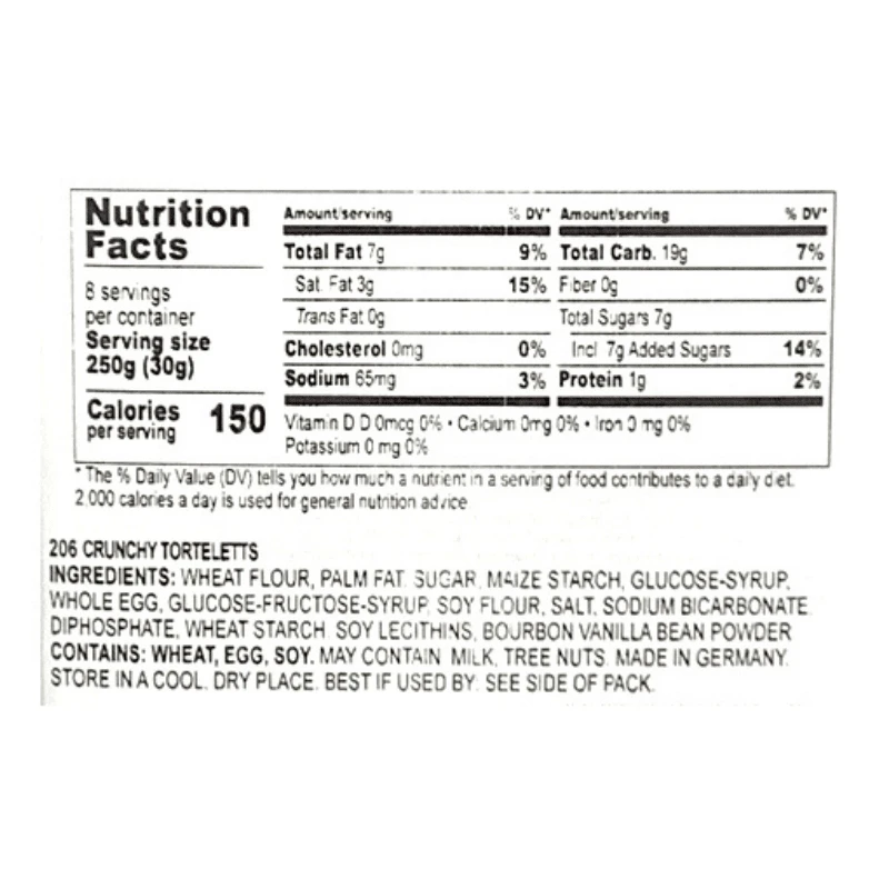 Coppenrath Torteletts Shortbread Mini Tart Cookies, 7 Oz - Image 5