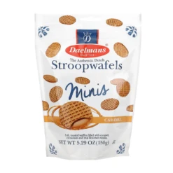 Daelmans Mini Caramel Stroopwafels Caramel, 5.29 Oz