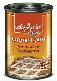 D'Amico Cooked Wheat Grain, Grano Cotto, 14.8 Oz