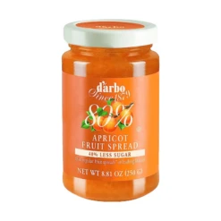 D'Arbo 40% Less Sugar Apricot Fruit Spread, 8.8oz