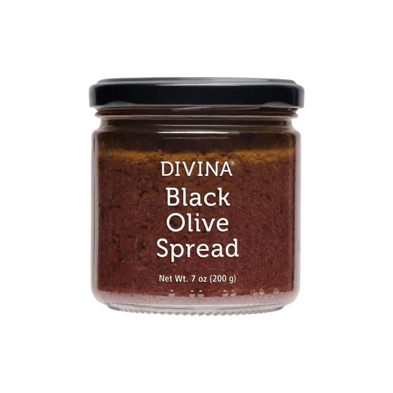 Divina Black Olives Spread, 7 Oz