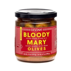 Divina Bloody Mary Greek Olives In Jar, 13 Oz