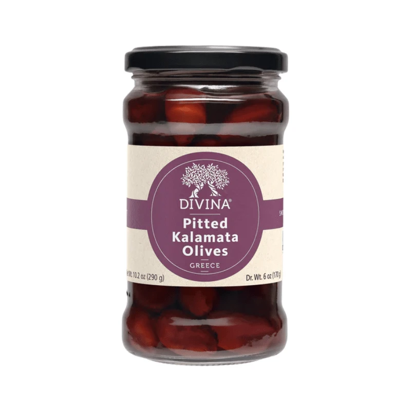 Divina Pitted Kalamata Olives, 6 Oz