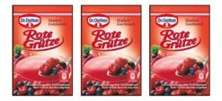 Dr. Oetker Raspberry Jelly Mix, 3 Pack (1.4 Oz Each)