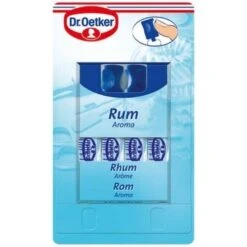 Dr. Oetker Rum Aroma, 4 Vials (2 Ml Each)