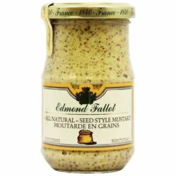 Edmond Fallot Old Fashioned Seeded Dijon Mustard, 7.2 Oz