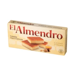 El Almendro Turron Yema Tostada Egg Yolk Turron, 7 Oz