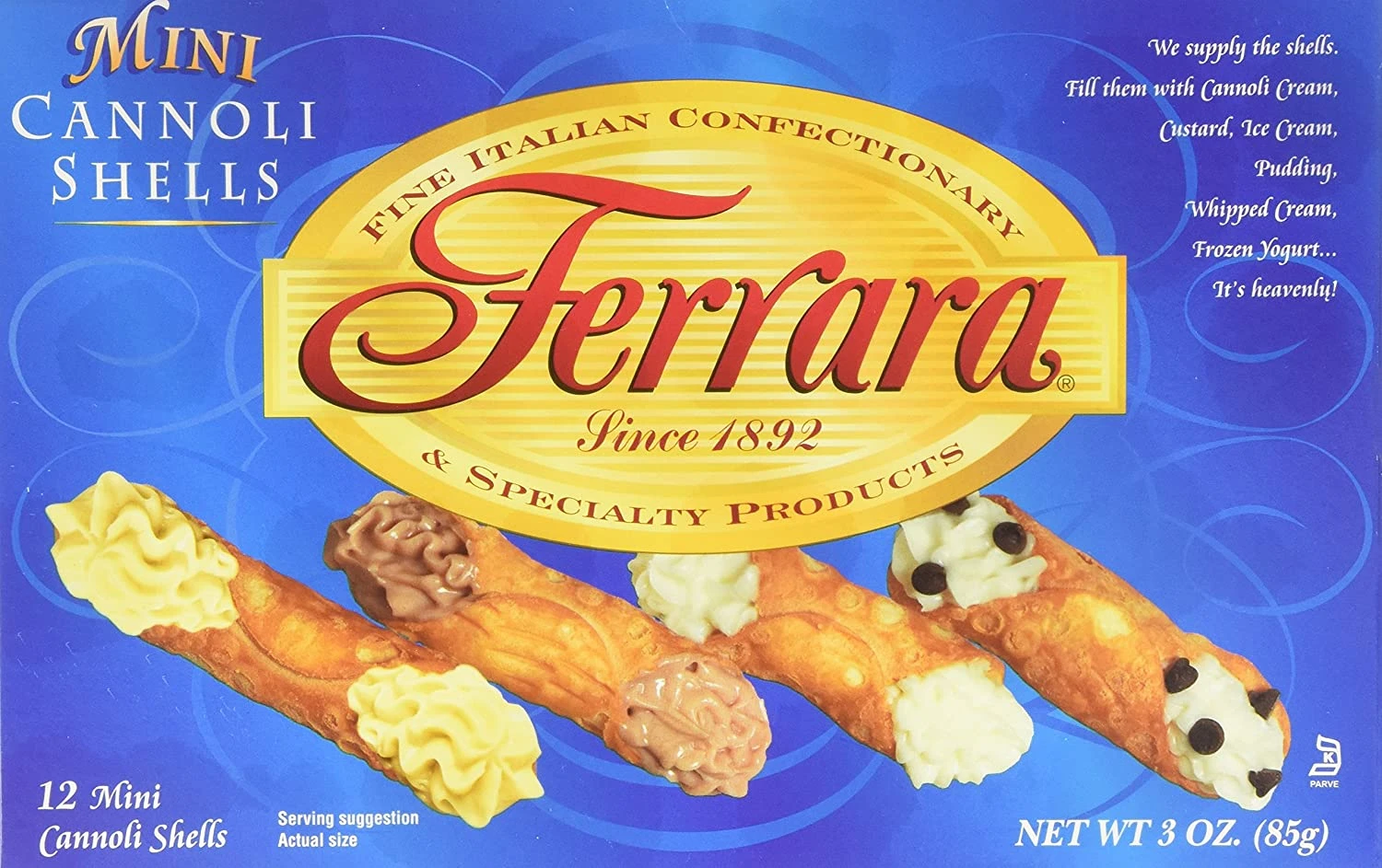 Ferrara Mini Cannoli Shells, 3 Oz