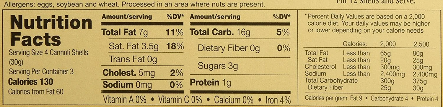 Ferrara Mini Cannoli Shells, 3 Oz - Image 2