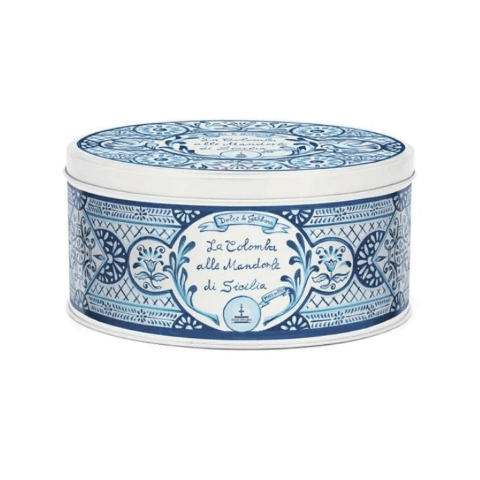 Fiasconaro Dolce E Gabbana Colomba With Almonds In Tin, 1.7 Lb