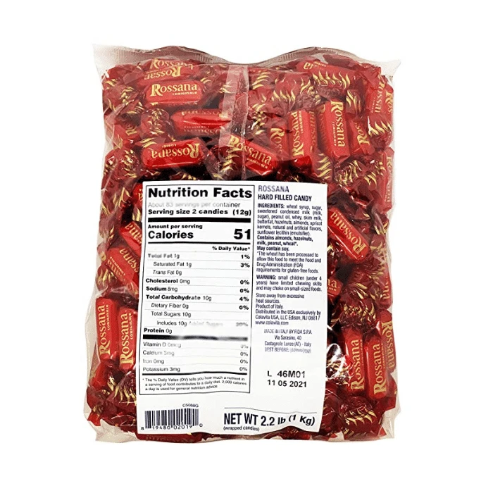 Fida Rossana Hard Candy, 2.2 Lbs