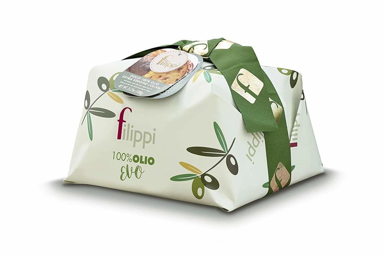 Filippi 100% Extra Virgin Olive Oil Panettone, 2.2 Lbs