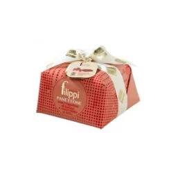 Filippi Panettone With Wild Strawberries And Milk Chocolate, 2.2 Lbs