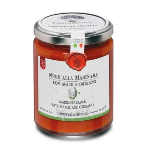 Frantoi Cutrera Segreti Di Sicilia Marinara Tomato Sauce, 10.2 Oz