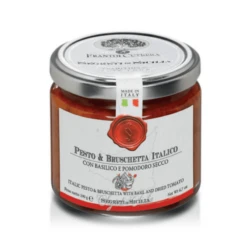 Frantoi Cutrera Segreti Di Sicilia Pesto & Bruschetta With Basil & Dried Tomato, 6.7 Oz